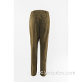 Damen Dark Khaki gerade Hose